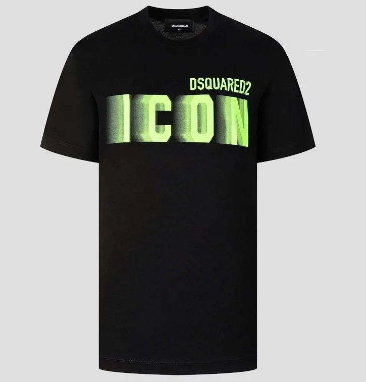 Áo phông nam màu đen Dsq2 mã 8 tốt không chê chuẩn đẳng cấp tầm cao