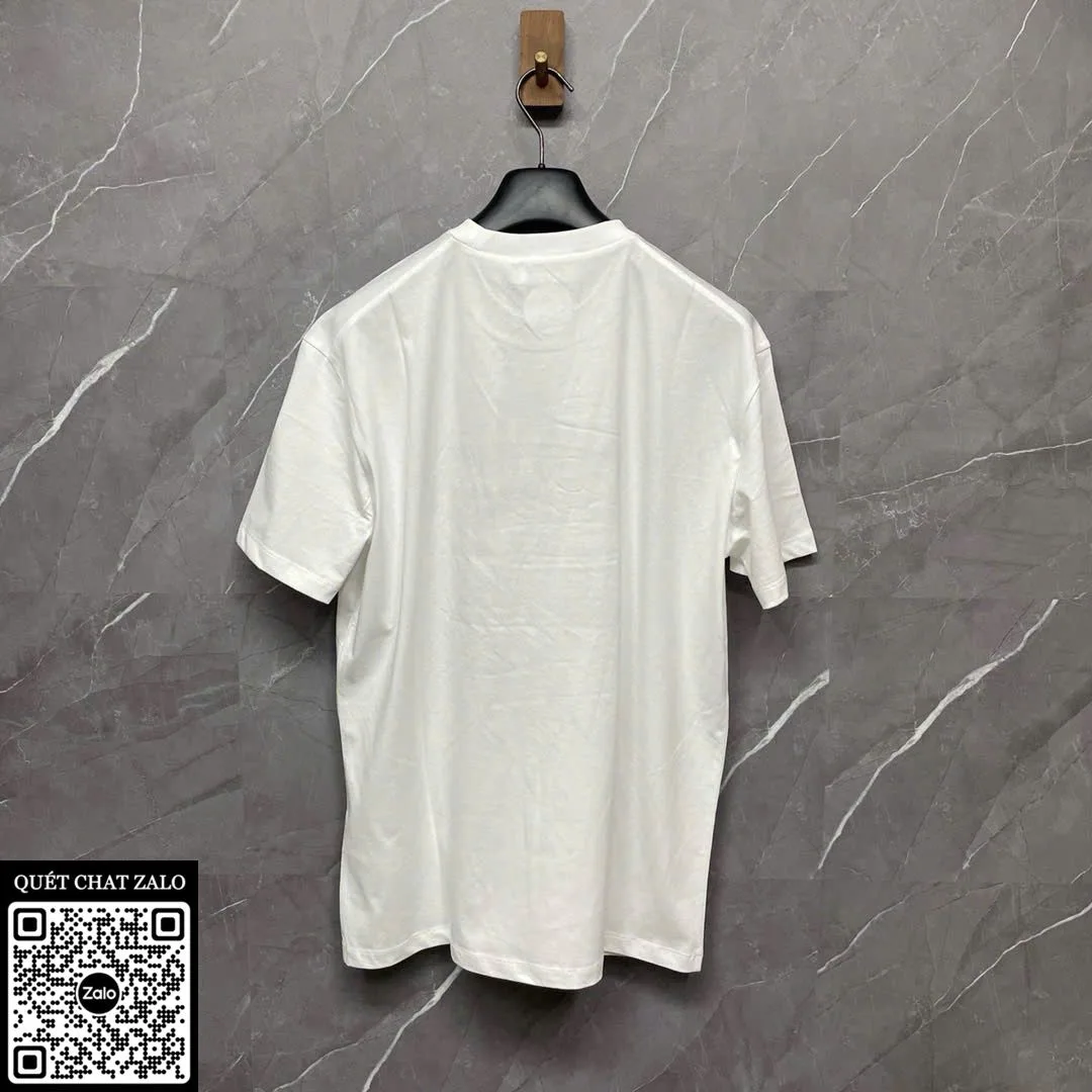 Áo phông nam màu trắng Dsquared2 mã 8 phong cách sang đúng mốt