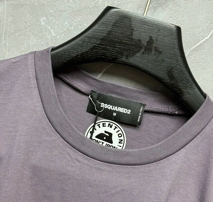Áo phông nam màu xám Dsquared2 cao cấp mã 3b sang xịn thời thượng