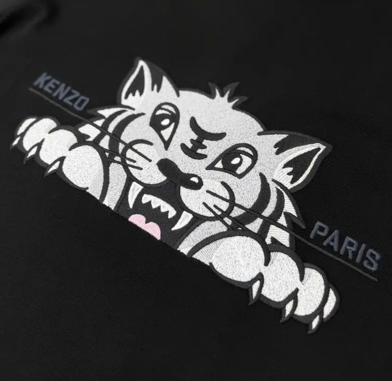 Áo phông nam màu đen Kenzo mã 3 thượng lưu cuốn hút phân khúc cao cấp