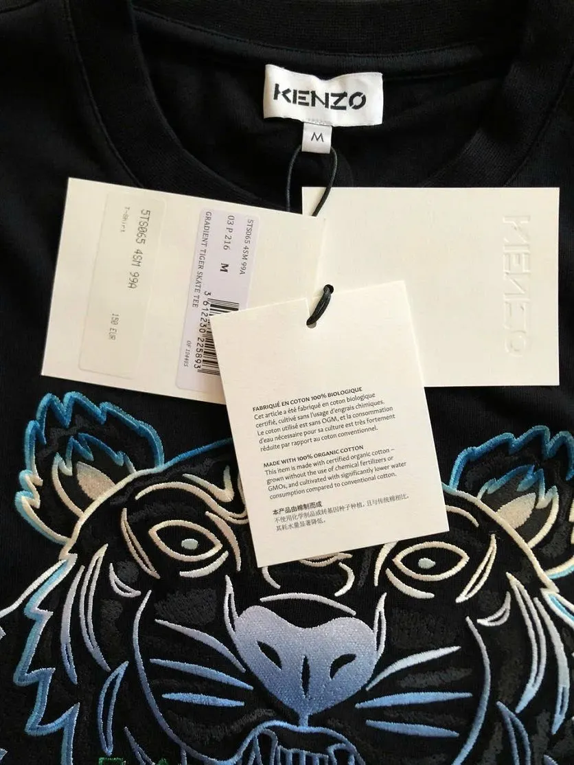 Áo phông Kenzo nam màu đen mã 6b chất lượng vượt trội đỉnh cao
