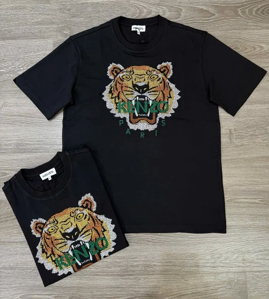 Áo thun Kenzo chính hãng màu đen mã 7b nam cao cấp thu hút sang Áo thun Kenzo chính hãng màu đen mã 7b nam cao cấp thu hút sang