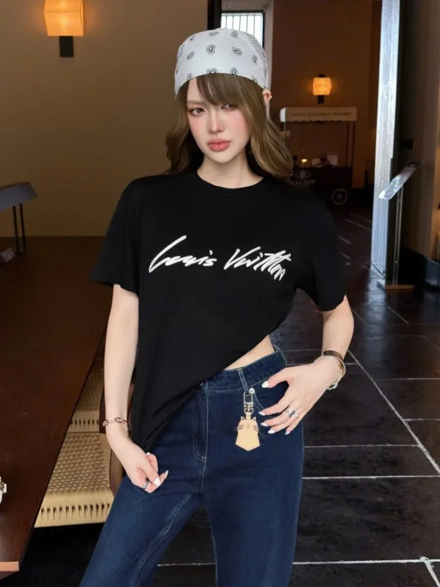 Áo phông nam màu đen Louis Vuitton mã 17 đúng mốt cao cấp chuẩn gu