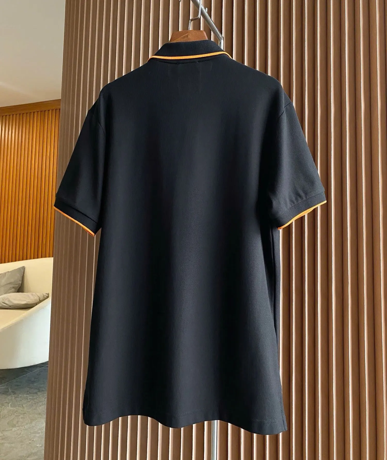 Áo polo nam màu đen BBR mã 8 Like Authentic chuẩn cao cấp thời thượng