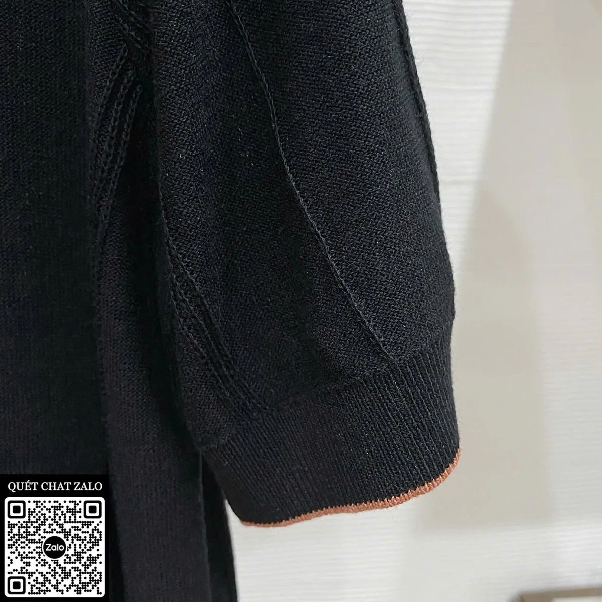 Áo polo nam màu đen Loro Piana mã 3 siêu phẩm vừa mắt cao cấp