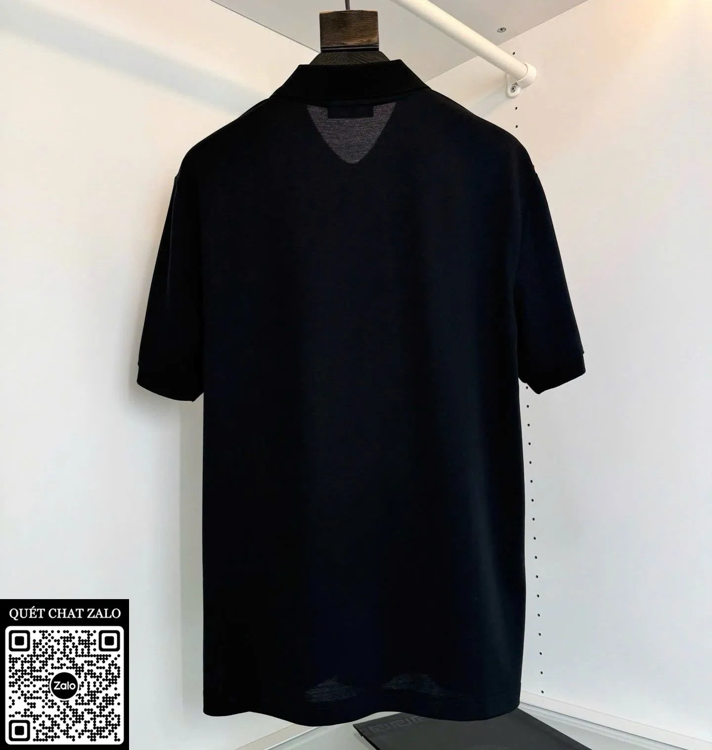 Áo polo nam màu đen Versace mã 5 đẳng cấp thượng lưu quá đỉnh