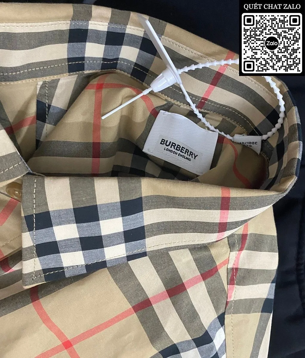 Áo sơ mi Burberry vàng kẻ caro tay dài nam BBR mã 7 sang trọng Áo sơ mi Burberry vàng kẻ caro tay dài nam BBR mã 7 sang trọng