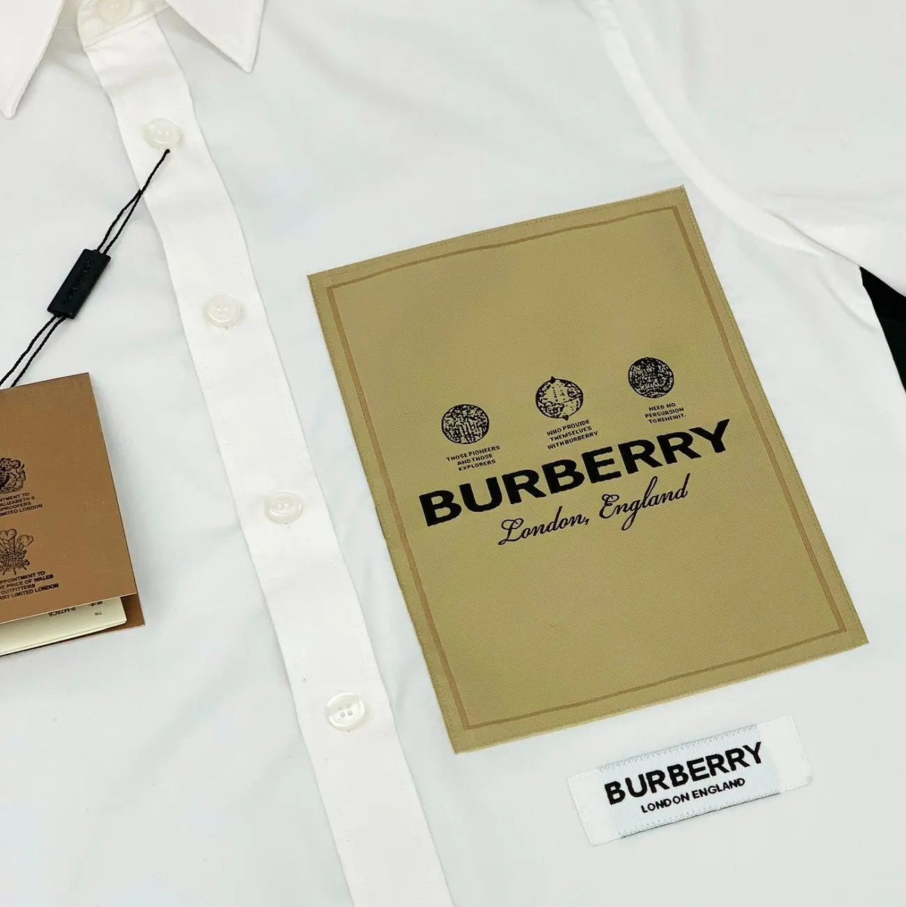 Burberry ao so mi màu trơn tay ngắn nam mã 22a sang trọng tinh tế Burberry ao so mi màu trơn tay ngắn nam mã 22a sang trọng tinh tế
