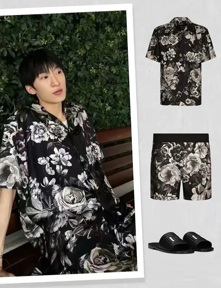 Ao so mi coc tay nam den Dolce deluxe quality bat mat ma 6b cao