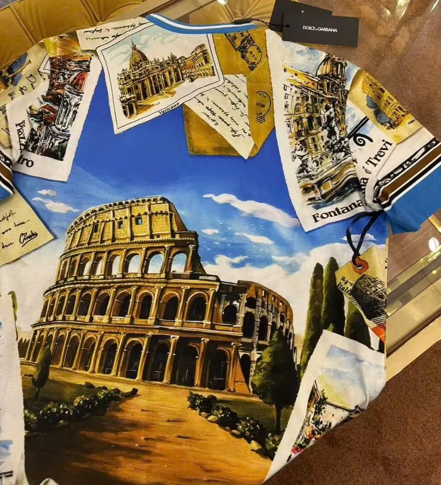 Áo Dolce xanh mã 1 cổ tròn áo thun chuẩn đỉnh cuốn hút nam nữ Áo Dolce xanh mã 1 cổ tròn áo thun chuẩn đỉnh cuốn hút nam nữ