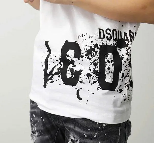 Áo phông Dsquared2 nam trắng hàng giới hạn mã 3 Dsq2 cuốn hút Áo phông Dsquared2 nam trắng hàng giới hạn mã 3 Dsq2 cuốn hút