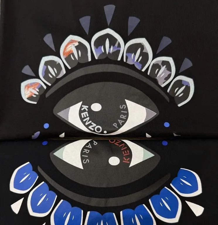 Áo thun đen cổ tròn Kenzo cao cấp cuốn hút nam nữ mã 12 sang trọng Áo thun đen cổ tròn Kenzo cao cấp cuốn hút nam nữ mã 12 sang trọng