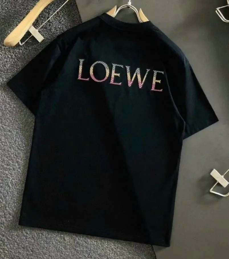 Áo thun phông Loewe màu đen cổ tròn #EANF# mã 1 chuẩn style nam nữ