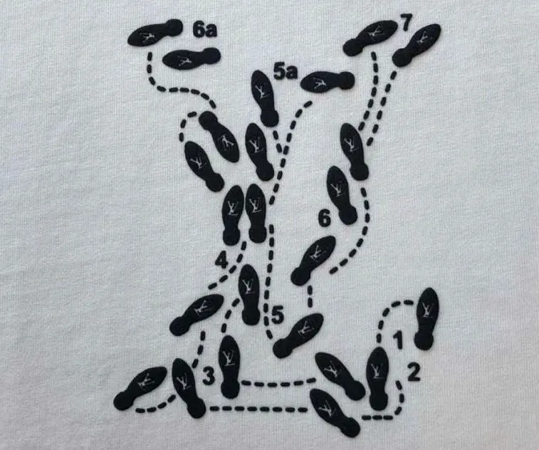 Áo trắng LV mã 10b nam nữ cổ tròn thun phông sang trọng thượng hạng