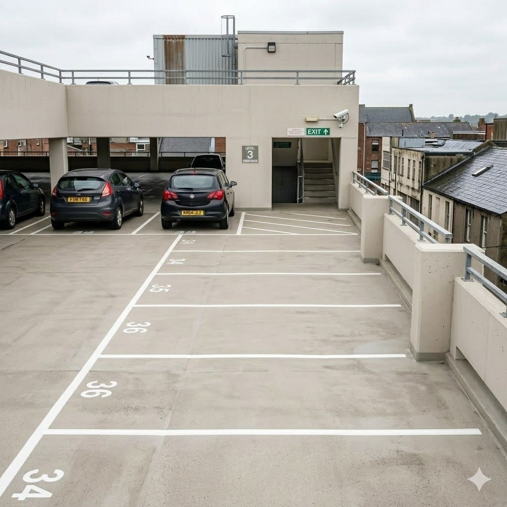 Basement Parking Clean After