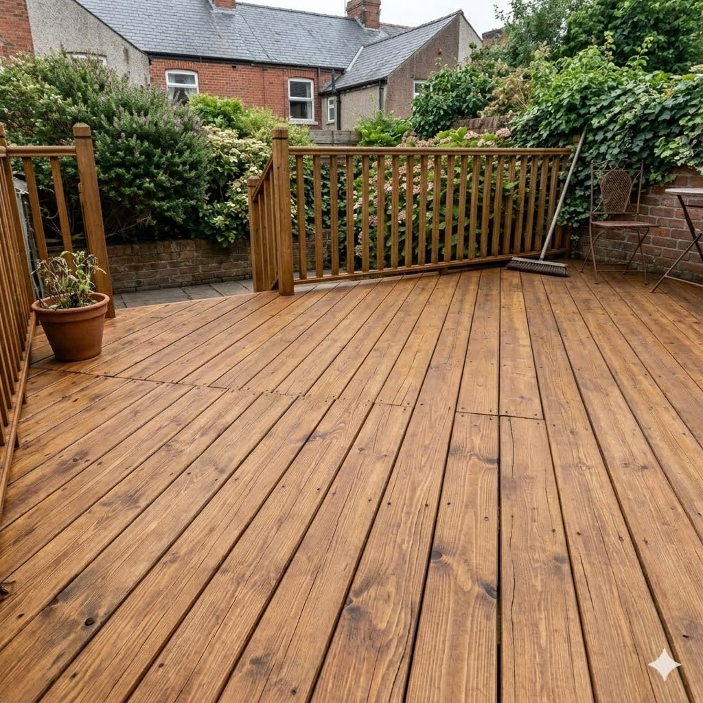Composite Deck Clean After