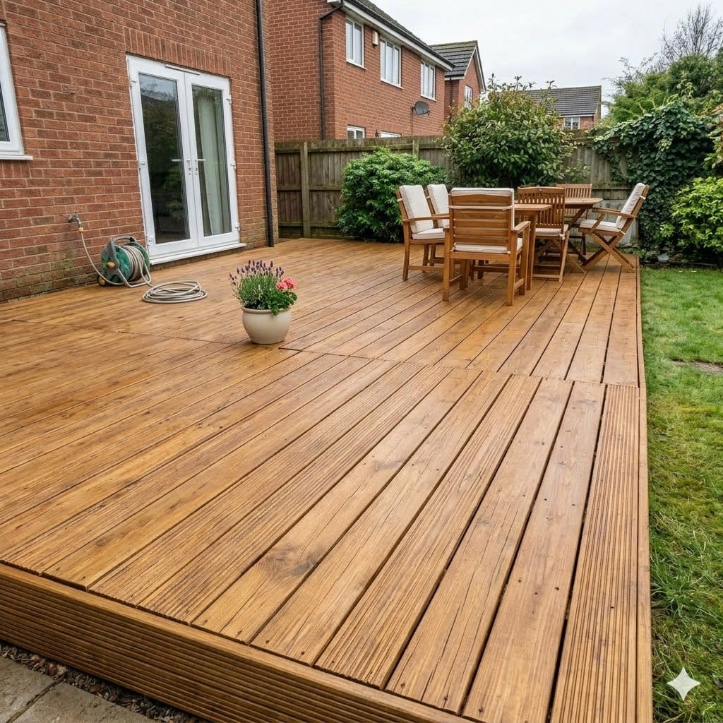 Multi-Level Deck Polish After
