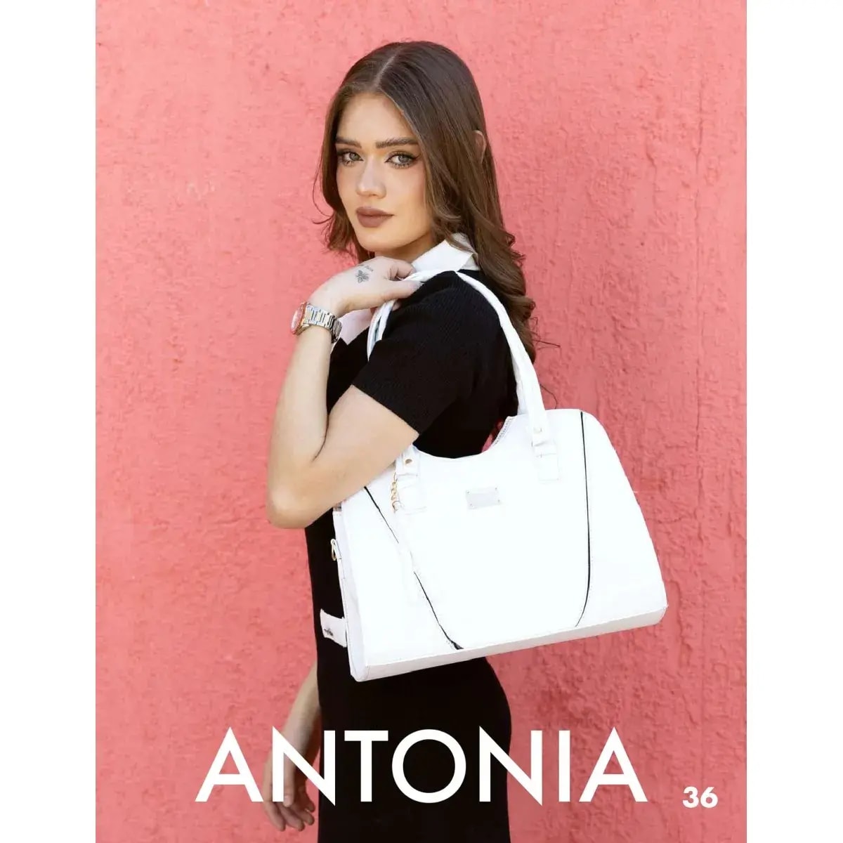 Bolsa ANTONIA – Elegancia clásica con detalles de alto impacto 1 Bolsa ANTONIA – Elegancia clásica con detalles de alto impacto