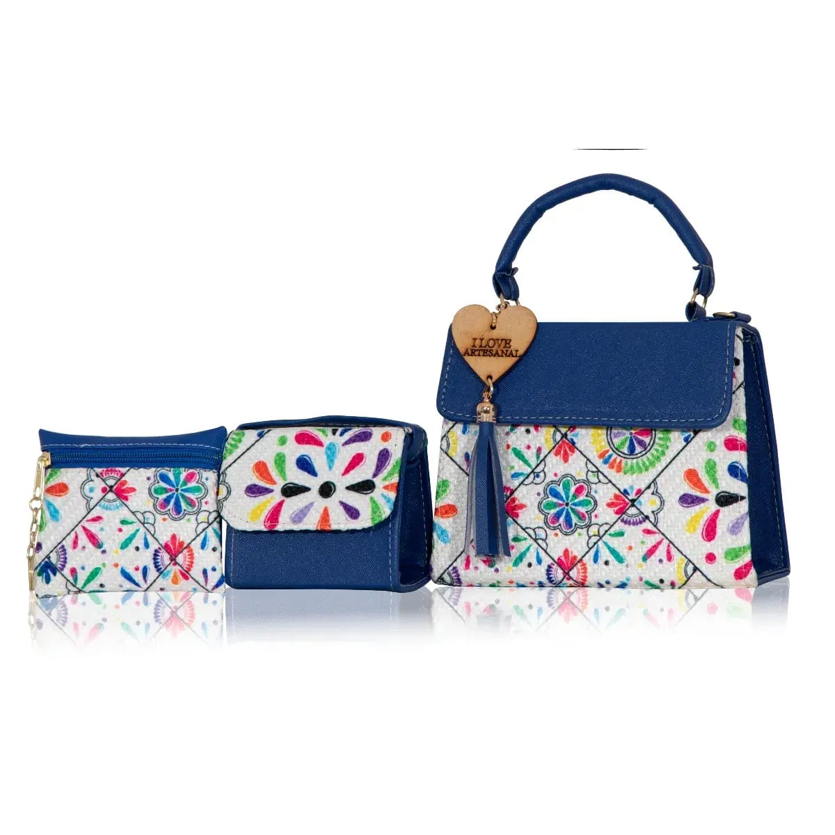 Set Crossbody de 3 piezas Artesanal Mexicana Roberta – Un Toque Chic para Cada Outfit 4 Set Crossbody de 3 piezas Artesanal Mexicana Roberta – Un Toque Chic para Cada Outfit - Imagen 4