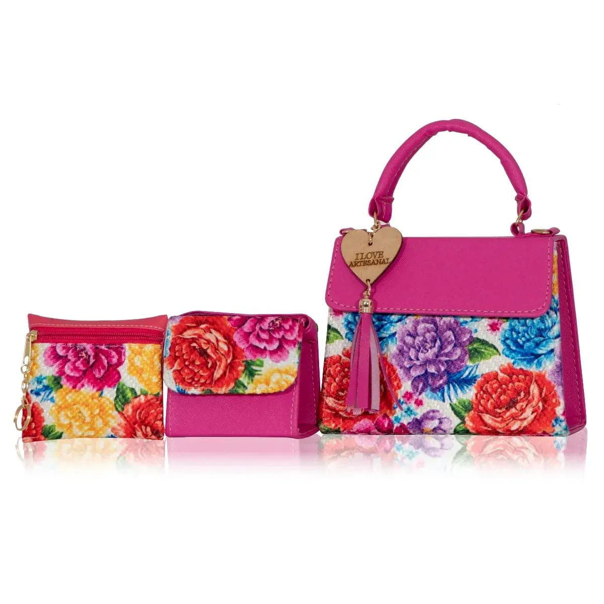 Set Crossbody de 3 piezas Artesanal Mexicana Roberta – Un Toque Chic para Cada Outfit 3 Set Crossbody de 3 piezas Artesanal Mexicana Roberta – Un Toque Chic para Cada Outfit - Imagen 3