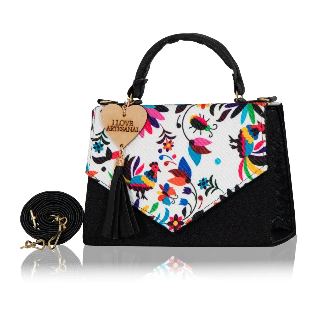 Bolso Crossbody Artesanal Mexicana Pandora – El Accesorio que Marca Tendencia 7 Bolso Crossbody Artesanal Mexicana Pandora – El Accesorio que Marca Tendencia - Imagen 7