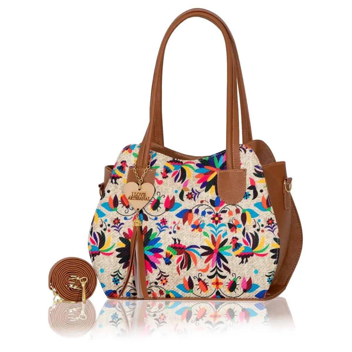 Deysi Bolsa Mexicana de Yute Natural para Diario 9 Deysi Bolsa Mexicana de Yute Natural para Diario - Imagen 9
