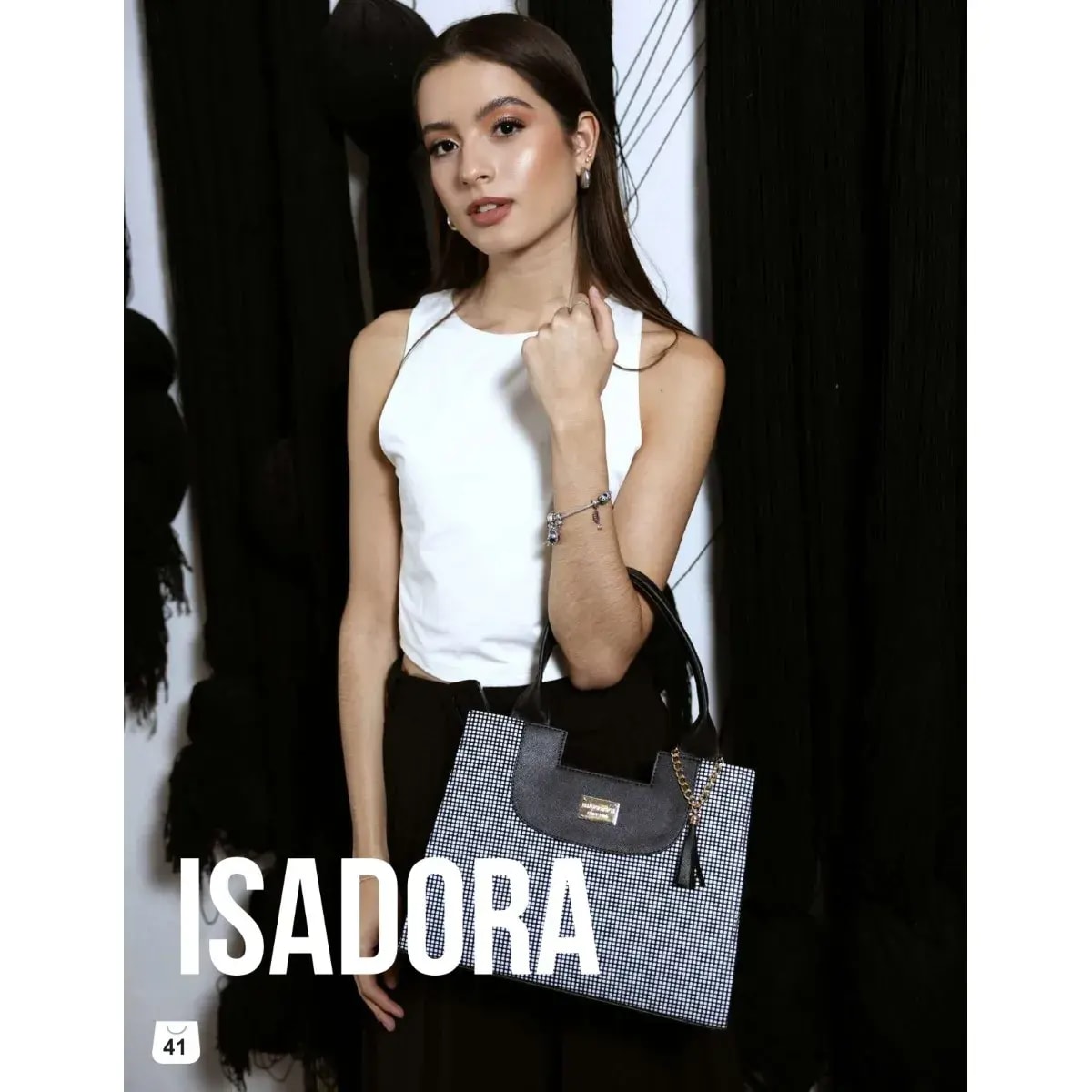 Bolsa Cuadri Blanco Isadora 1 Bolsa Cuadri Blanco Isadora