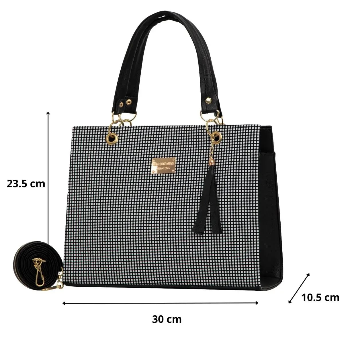 Bolsa Cuadri Blanco Isadora 5 Bolsa Cuadri Blanco Isadora - Imagen 5