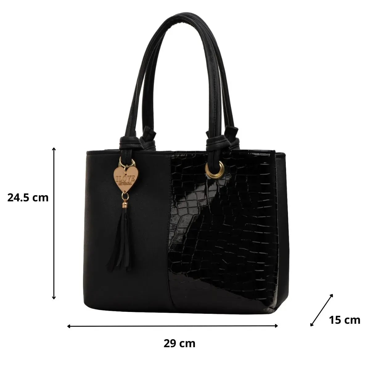 Bolsa Charol estilo Croco Julia 4 Bolsa Charol estilo Croco Julia - Imagen 4