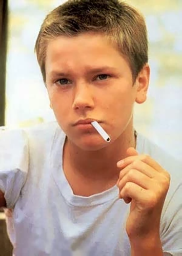 image of Chris Chambers smoking a cigarette