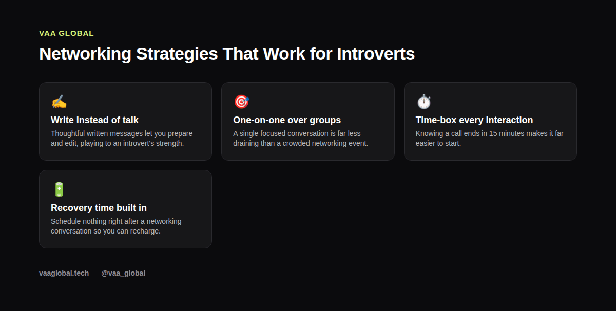 Four networking strategies that work for introverts