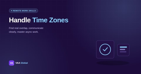 How to Handle Time Zones With International Clients — VAA Global