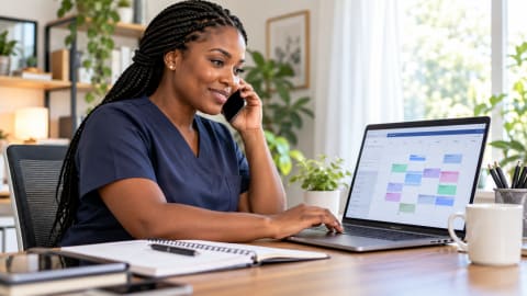 Medical scheduling assistant organizing patient appointments