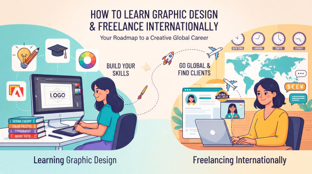 How to Learn Graphic Design and Freelance Internationally — VAA Global