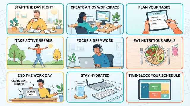 Daily Habits of People Who Succeed at Remote Work