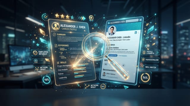CV and LinkedIn review process