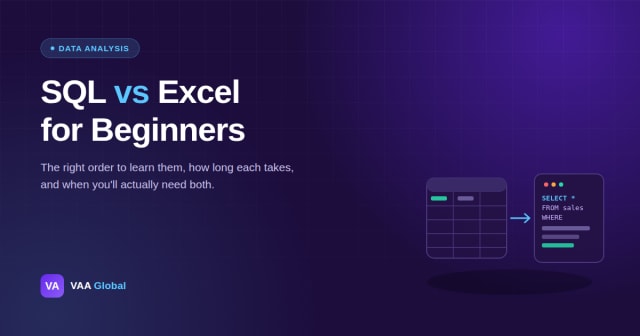 SQL vs Excel for Beginners: Which Should You Learn First? — VAA Global