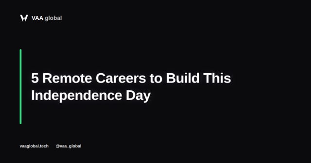 5 Remote Career Paths to Build This Nigeria Independence Day — VAA Global