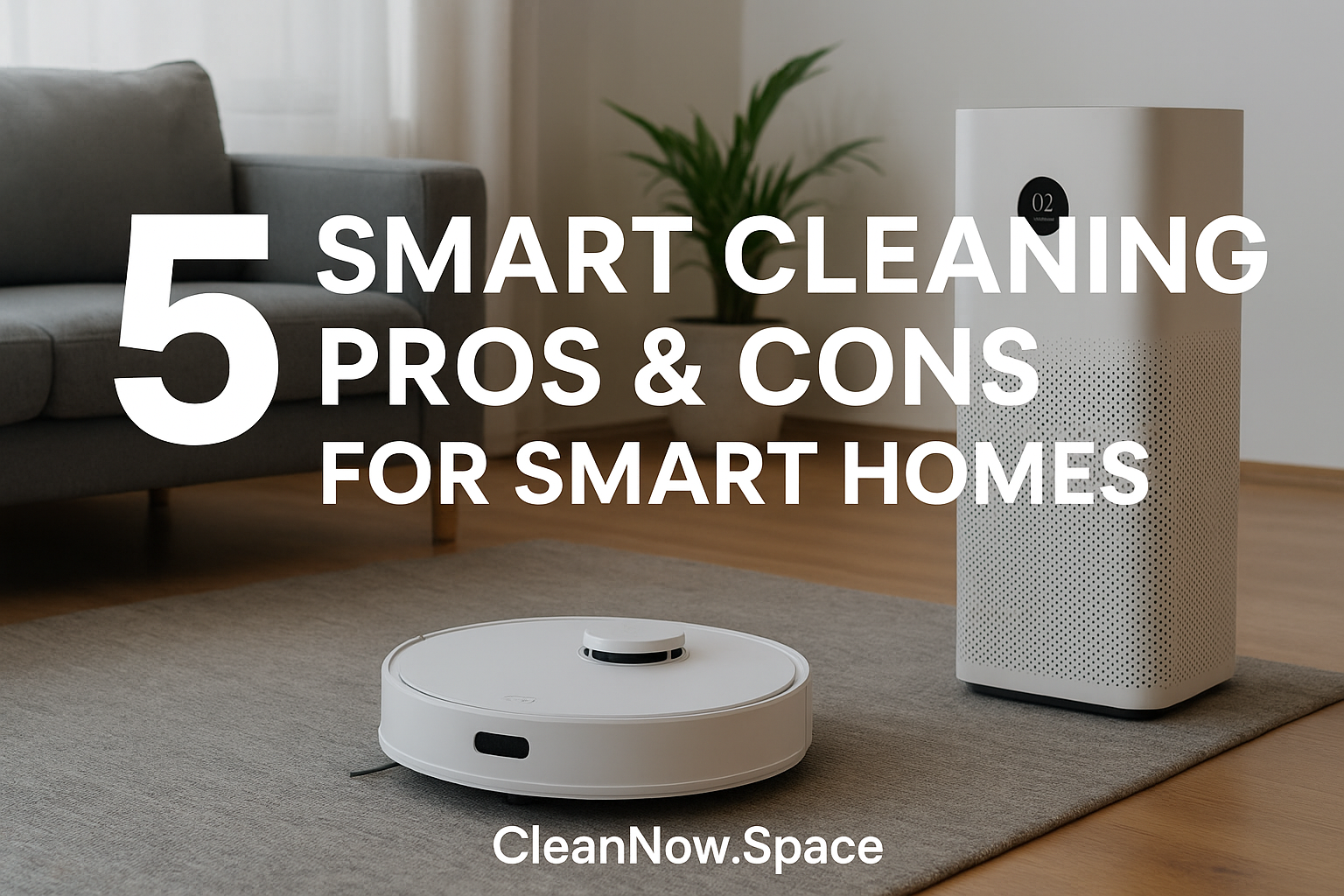 5 Smart Cleaning Ideas for Smart Homes And How CleanNow.Space Keeps Your High-Tech Home Truly Clean