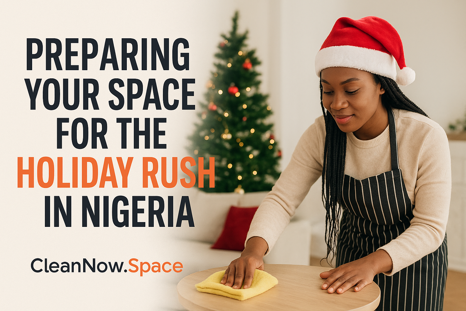 Preparing Your Space for the Holiday Rush in Nigeria: A Complete Cleaning Guide for Stress-Free Celebrations