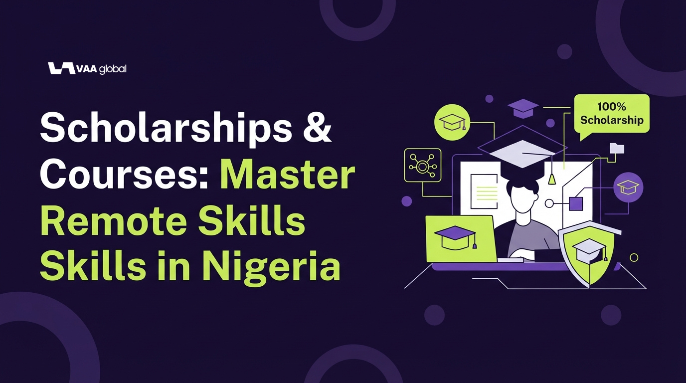 VAA Global corporate courses and scholarship for remote career skills in Nigeria