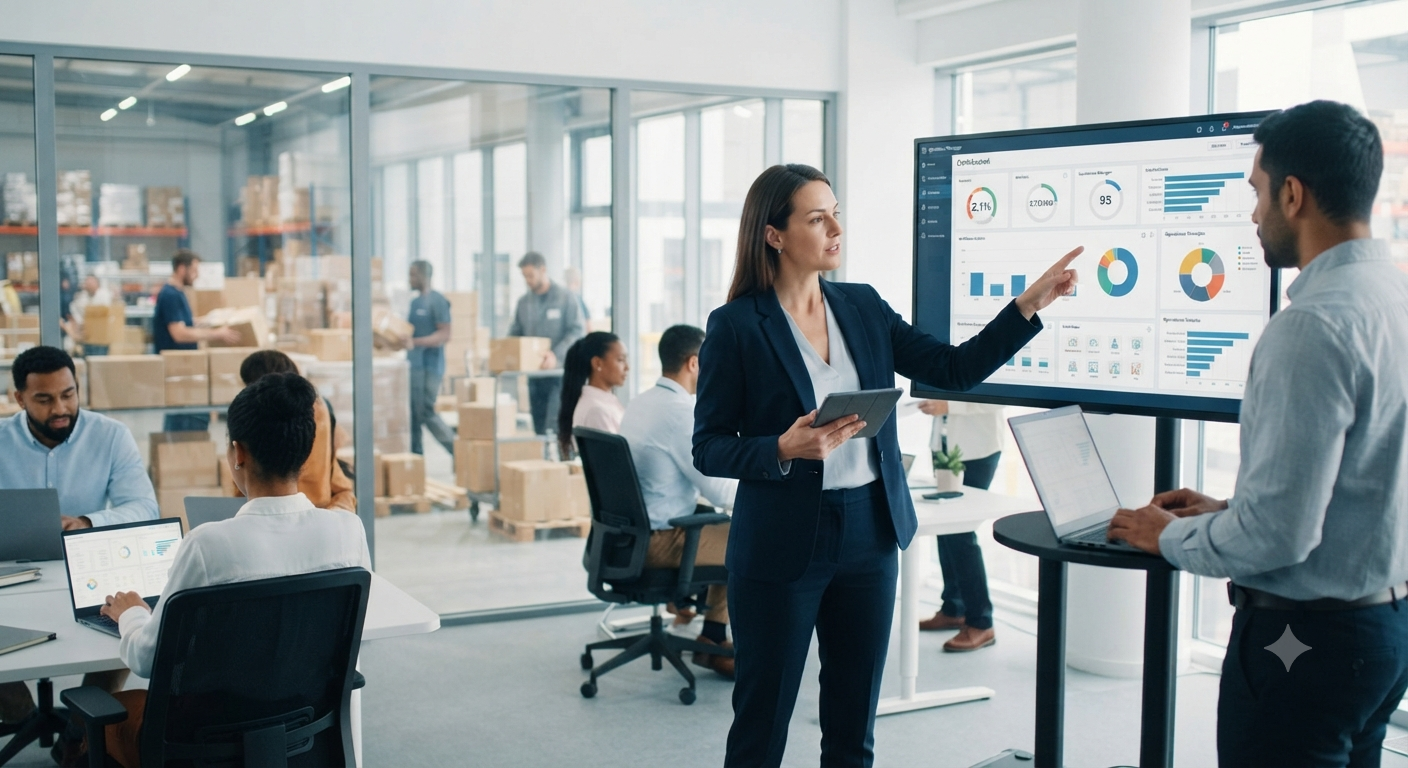 Operations management balancing strategy and logistics.