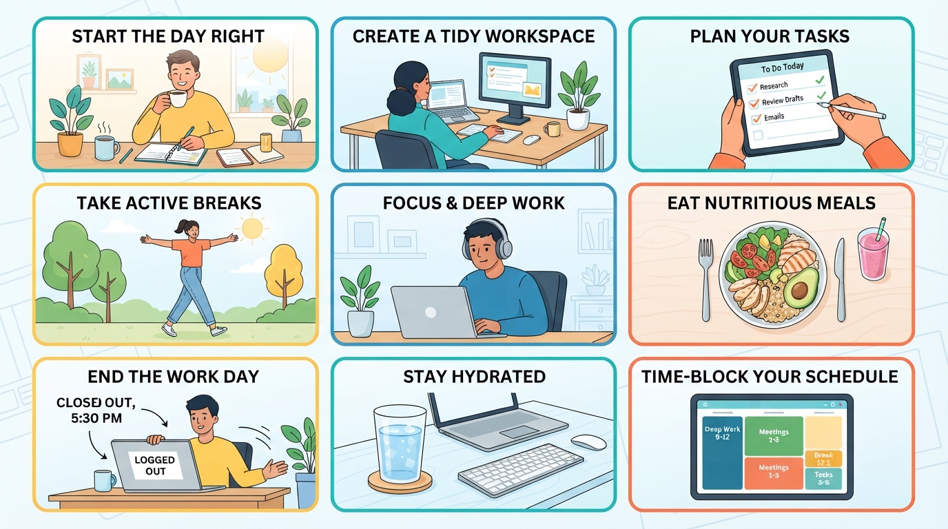 Daily Habits of People Who Succeed at Remote Work
