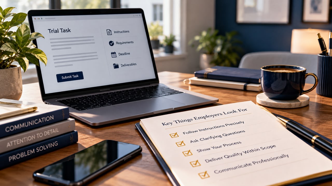 What Employers Look for in a Remote Work Trial Task
