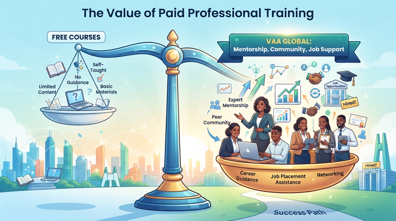 VAA Global Vs Free Courses  