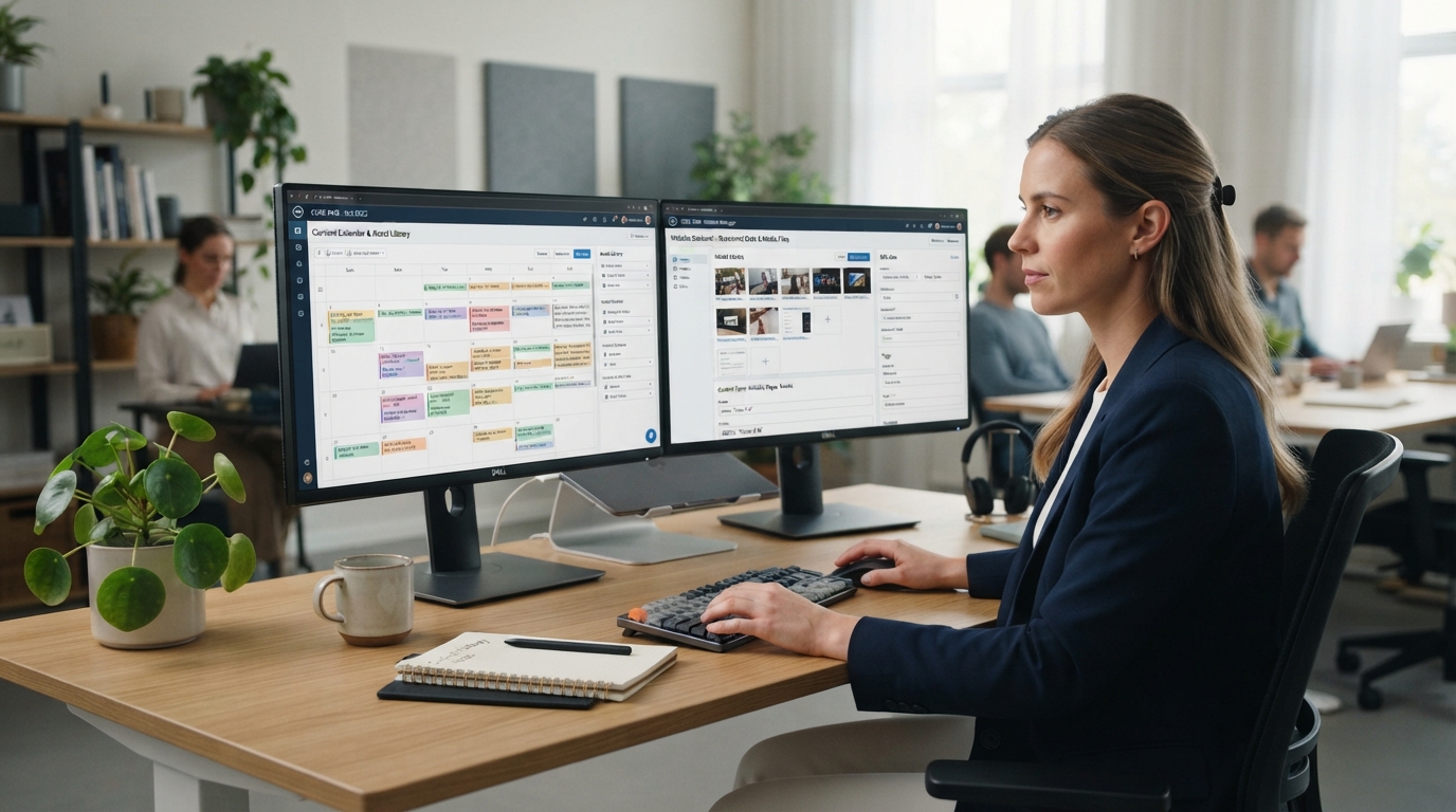 content management workspace and career path