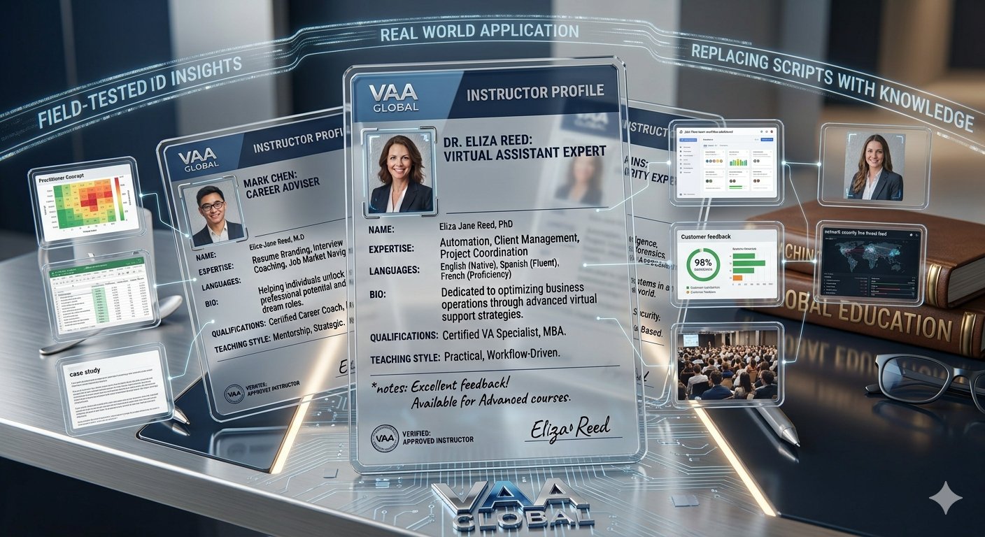 What Do VAA Global's Instructors Actually Look Like on Paper?