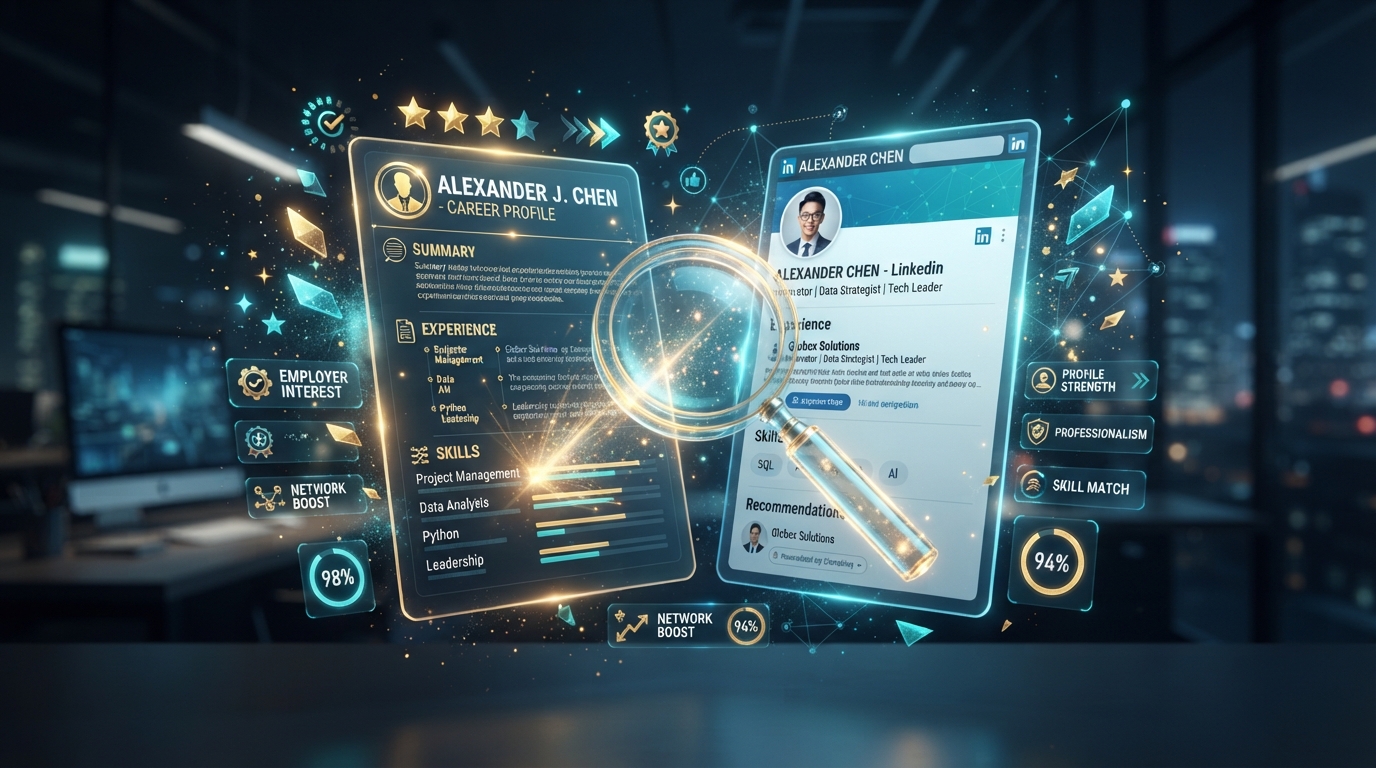 CV and LinkedIn review process