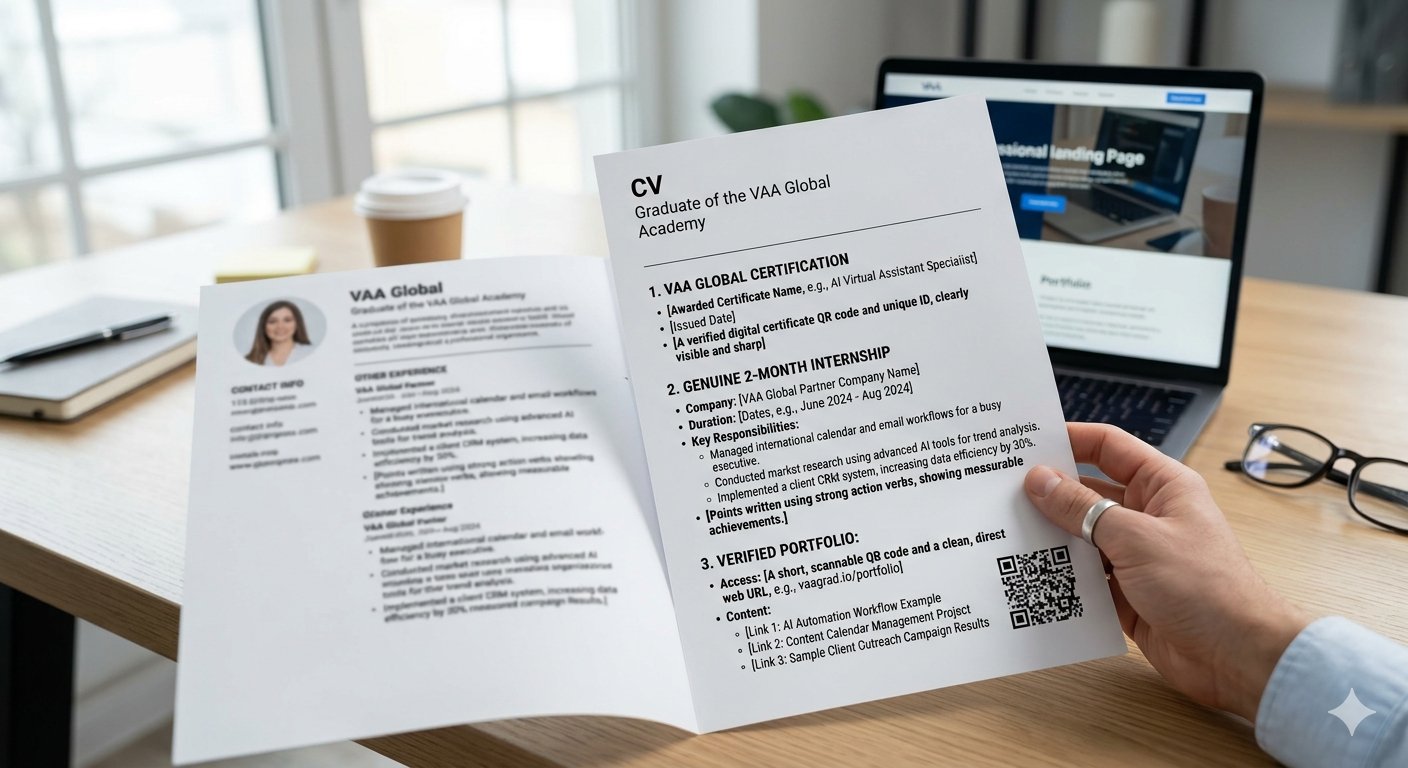 What Makes a VAA Global Graduate's CV Stand Out to Employers?