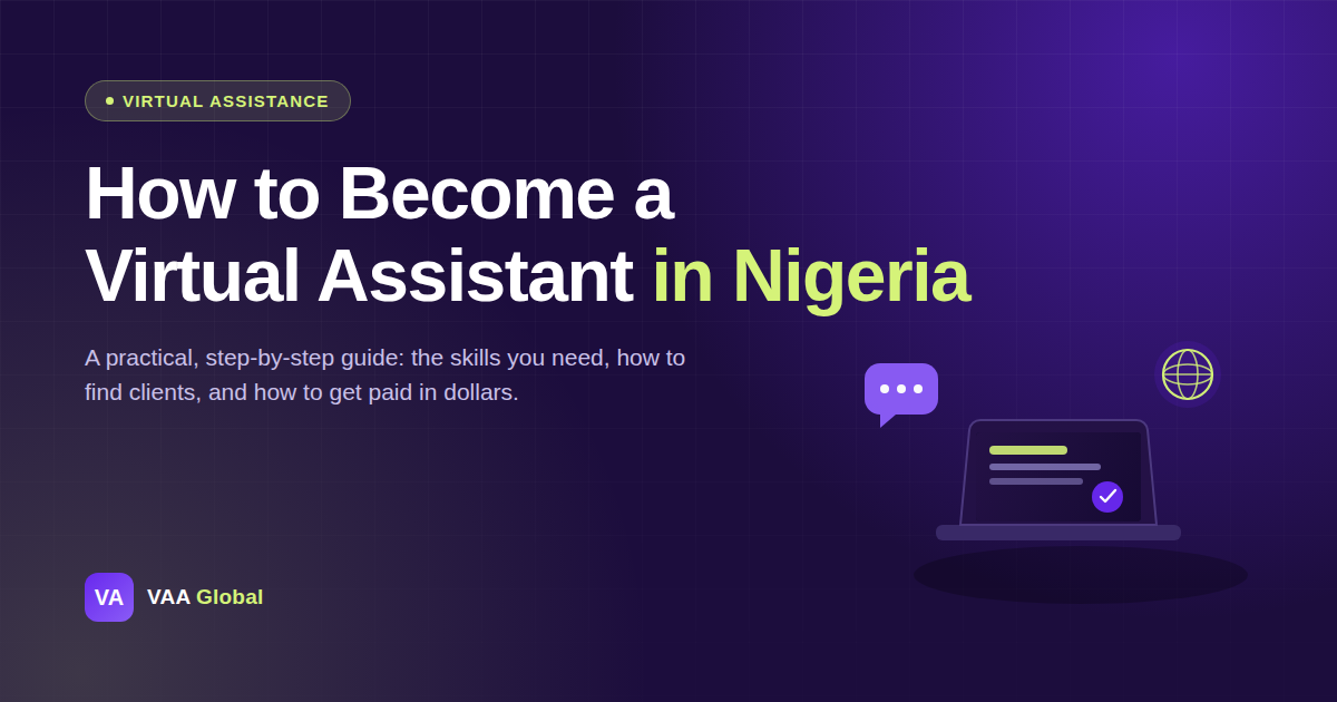 How to Become a Virtual Assistant in Nigeria — VAA Global